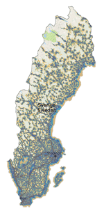 Täckningskarta Comviq
